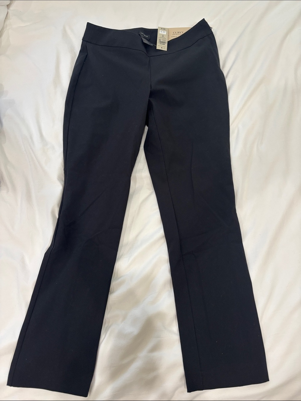 Ann Taylor Black Ankle-Length Dress Pants